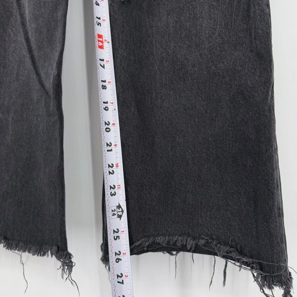rag & bone Black Wide Leg Flare Jeans - Picture 14 of 14